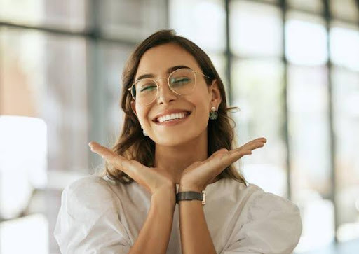 Patient smiling